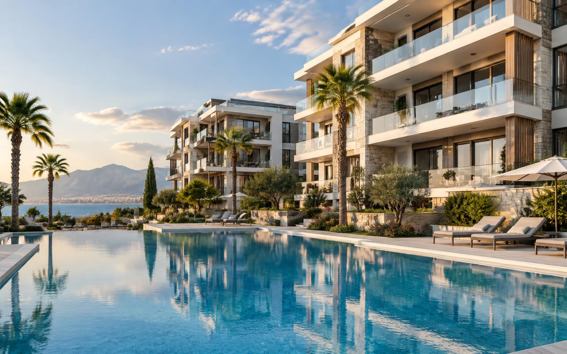 Antalya'da modern bir rezidans ve yaşam alanı